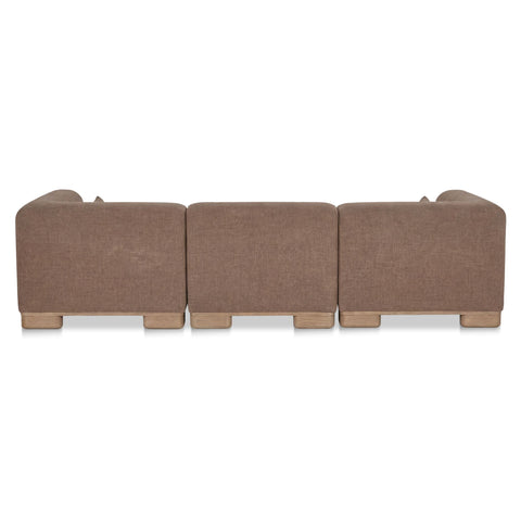 June Modular Sofa Dark Brown