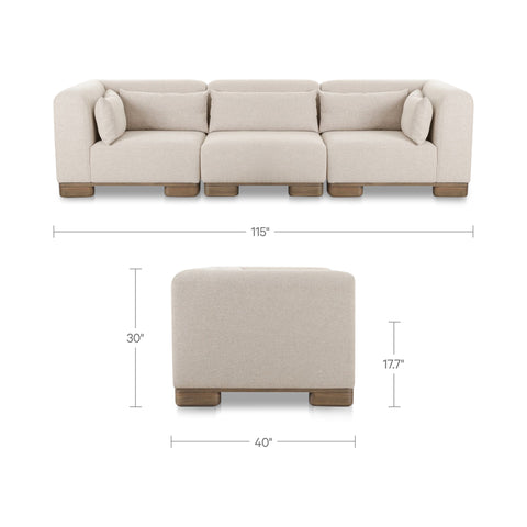 June Modular Sofa Oatmeal