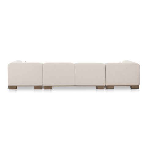 June U Shaped Modular Sectional Oatmeal