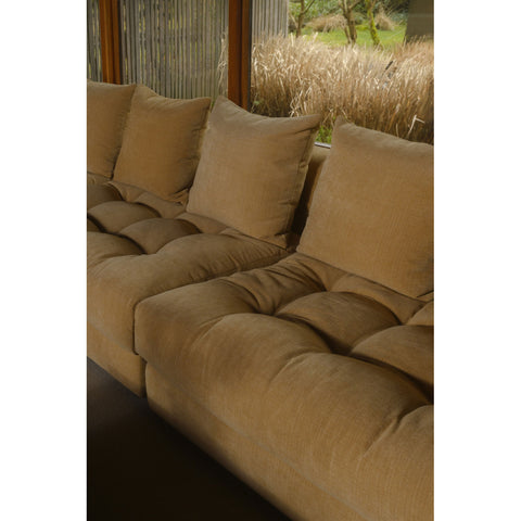 Davie Left Arm Facing Chair Golden Yellow