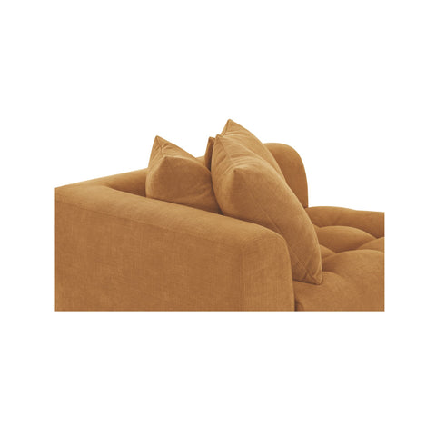 Davie Left Arm Facing Chair Golden Yellow