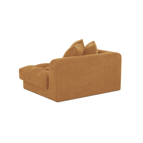 Davie Left Arm Facing Chair Golden Yellow