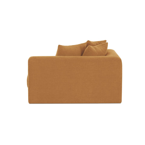 Davie Left Arm Facing Chair Golden Yellow