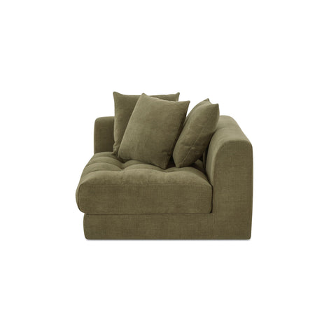 Davie Left Arm Facing Chair Olive