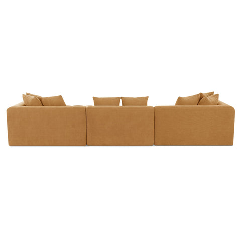 Davie Lounge Modular Sectional Golden Yellow