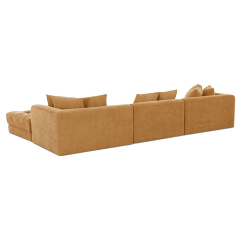 Davie Lounge Modular Sectional Golden Yellow