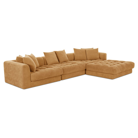 Davie Lounge Modular Sectional Golden Yellow