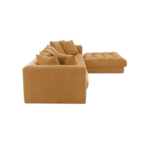 Davie Lounge Modular Sectional Golden Yellow