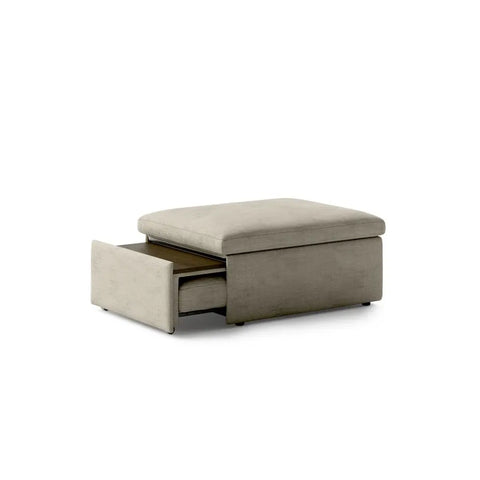 Otto Sleeper ottoman - Cremona 24 - Smoked Birch Top
