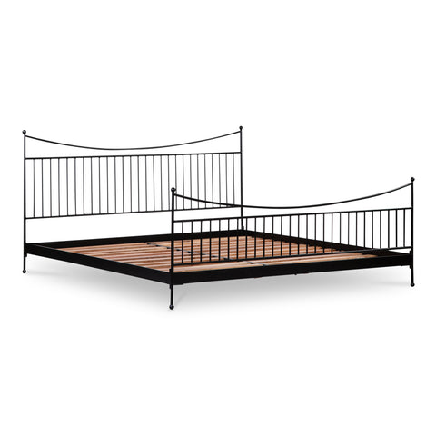 Monet Queen Bed Black