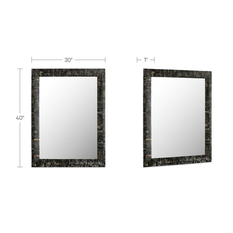 Avis Horn Inlay Mirror