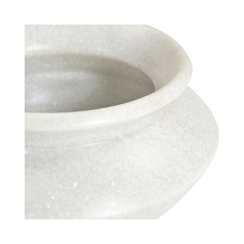 Romano Vessel White Marble
