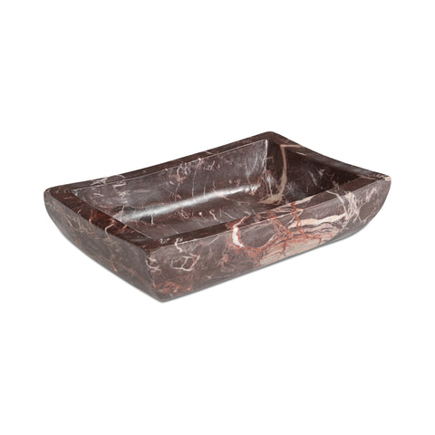 Piero Basin Deep Red Marble