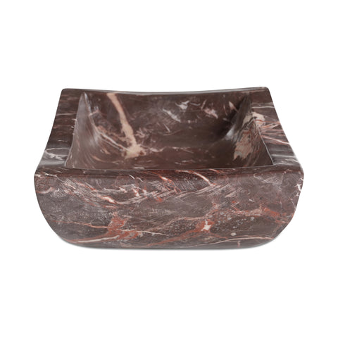 Piero Basin Deep Red Marble