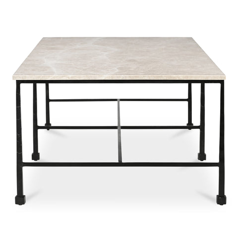 River Coffee Table Botticino Marble