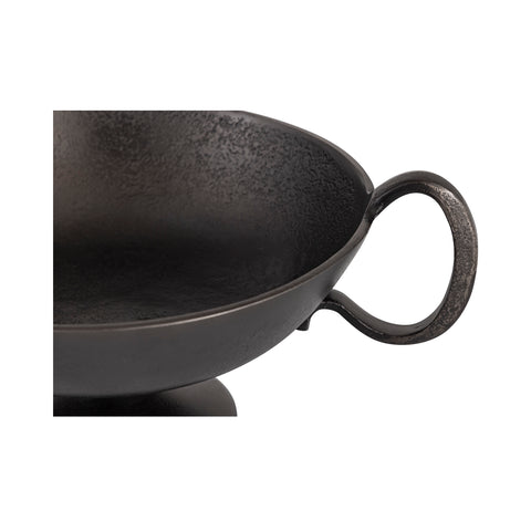 Floris Decorative Bowl Black Cast Aluminum