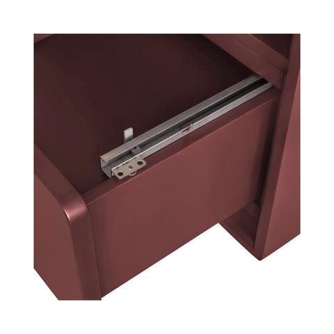 Jolene Nightstand Deep Red