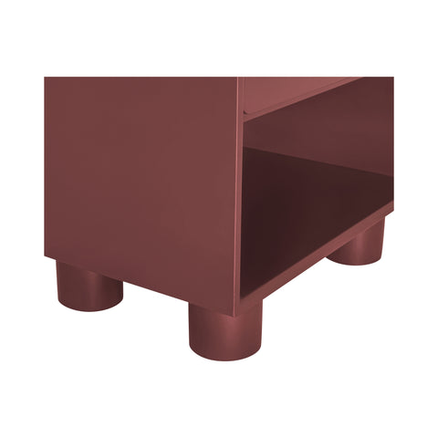 Jolene Nightstand Deep Red