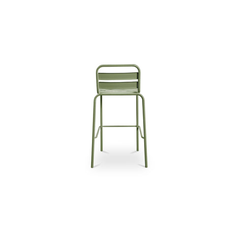 Kade Outdoor Bar Stool Green-Set of Two