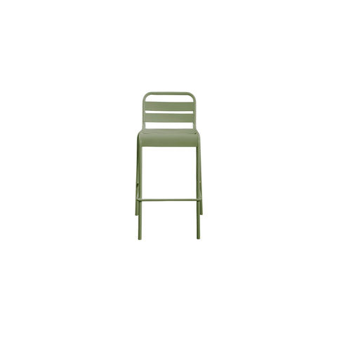 Kade Outdoor Bar Stool Green-Set of Two