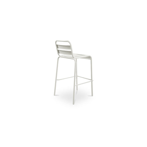 Kade Outdoor Bar Stool White-Set of Two
