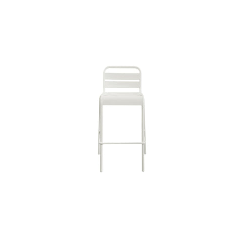 Kade Outdoor Bar Stool White-Set of Two