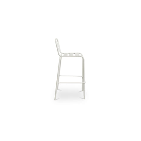 Kade Outdoor Bar Stool White-Set of Two
