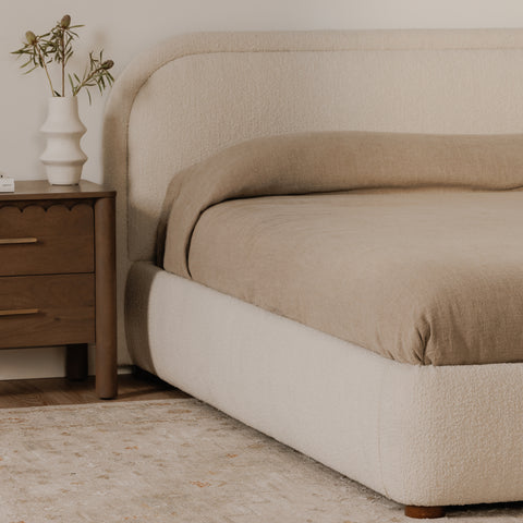 Colin Queen Bed Oatmeal