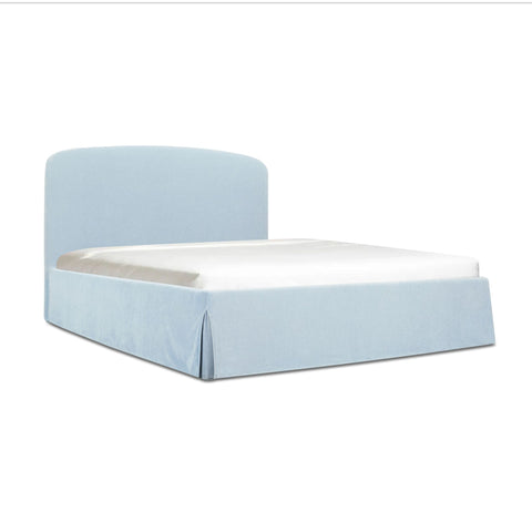Joan Queen Storage Bed Light Blue
