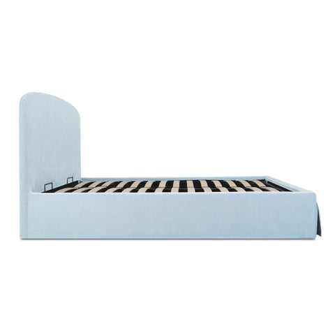 Joan Queen Storage Bed Light Blue