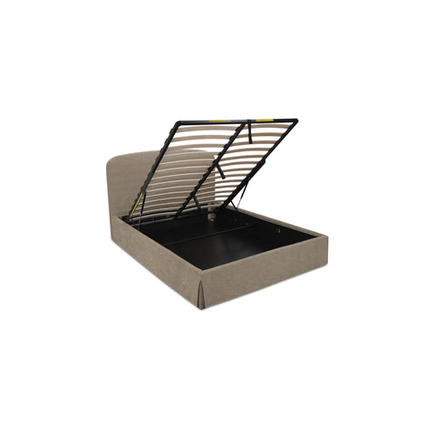 Joan King Storage Bed Light Taupe