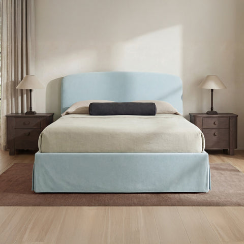 Joan King Storage Bed Light Blue