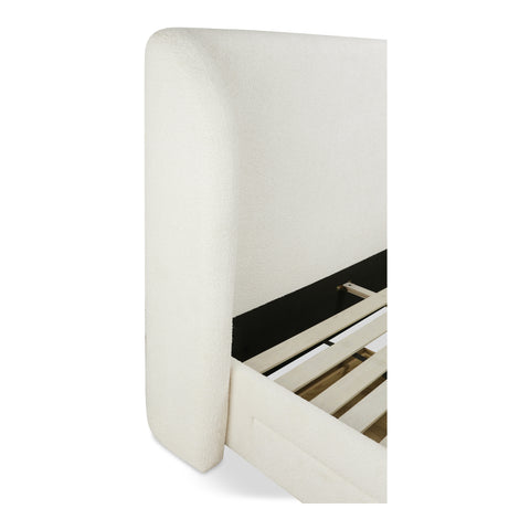 Sophia King Storage Bed Cream
