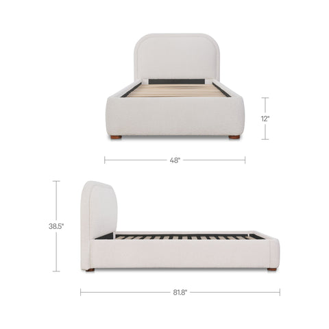 Colin Twin Bed Oatmeal