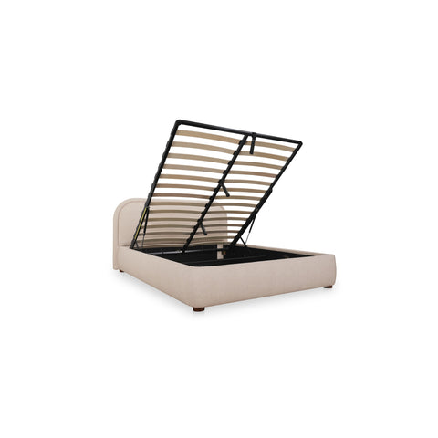 Colin Queen Storage Bed Light Brown