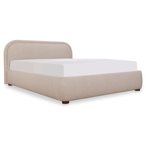 Colin Queen Storage Bed Light Brown