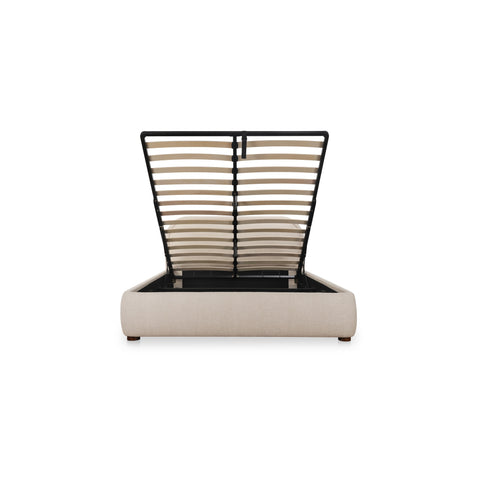 Colin Queen Storage Bed Light Brown