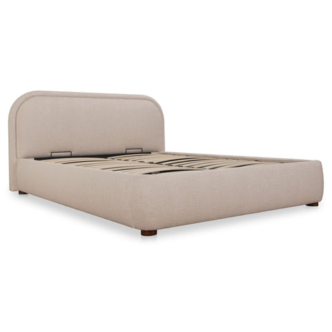 Colin King Storage Bed Light Brown