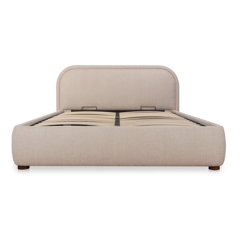Colin King Storage Bed Light Brown