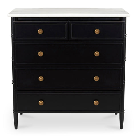Eleanor 5 Drawer Chest Black