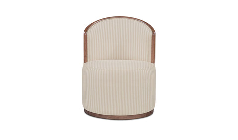 Rossi Swivel Dining Chair Stripe