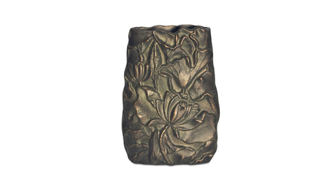 Sabine Cast Aluminum Vase Antique Brass