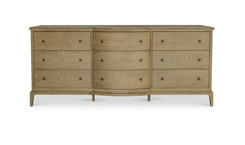 Sadie 9 Drawer Dresser Brown