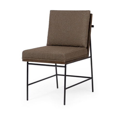 Crete Dining Chair - Fiqa Boucle Cocoa - IN STOCK