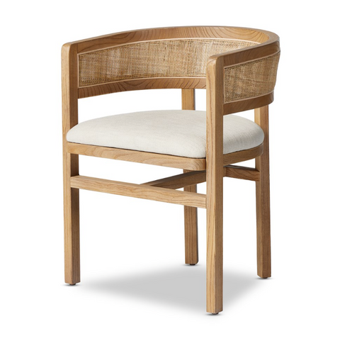 Cordoba Dining Arm Chair - Bergamo Parchment