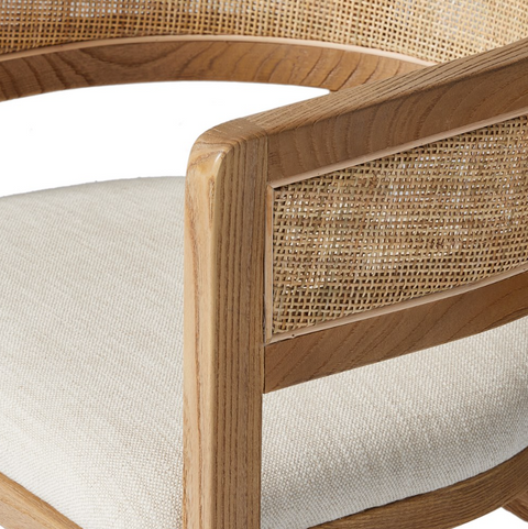 Cordoba Dining Arm Chair - Bergamo Parchment