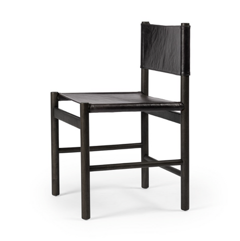 Kena Dining Chair- Sonoma Black w/ Charcoal Parawood