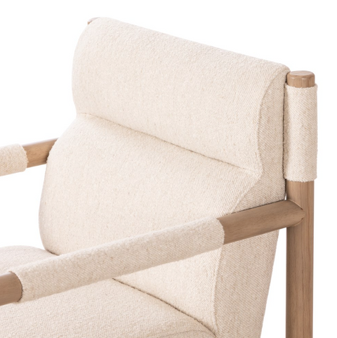 Kiano Dining Arm Chair - Charter Oatmeal