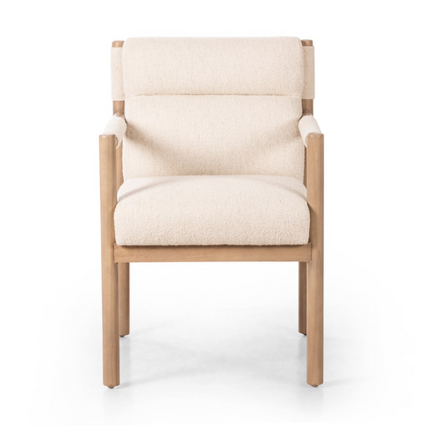 Kiano Dining Arm Chair - Charter Oatmeal