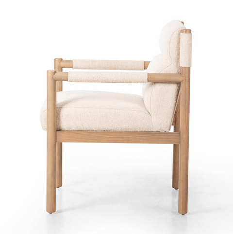 Kiano Dining Arm Chair - Charter Oatmeal